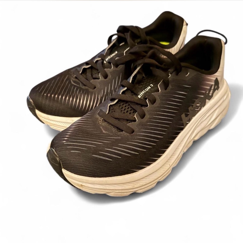 Hoka Women’s Black And White Athletic Shoes